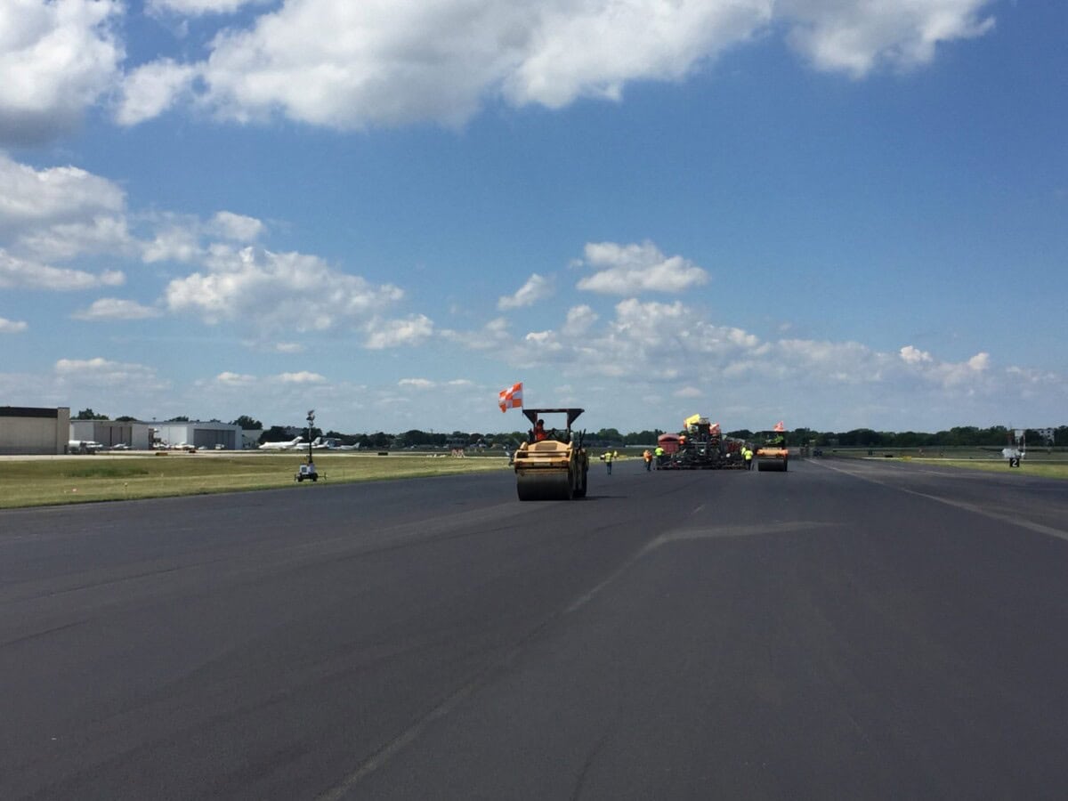 Photo of work at Chicago Executive Airport