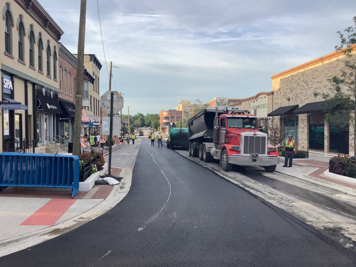 Photo of City of Naperville Downtown Reconstruction