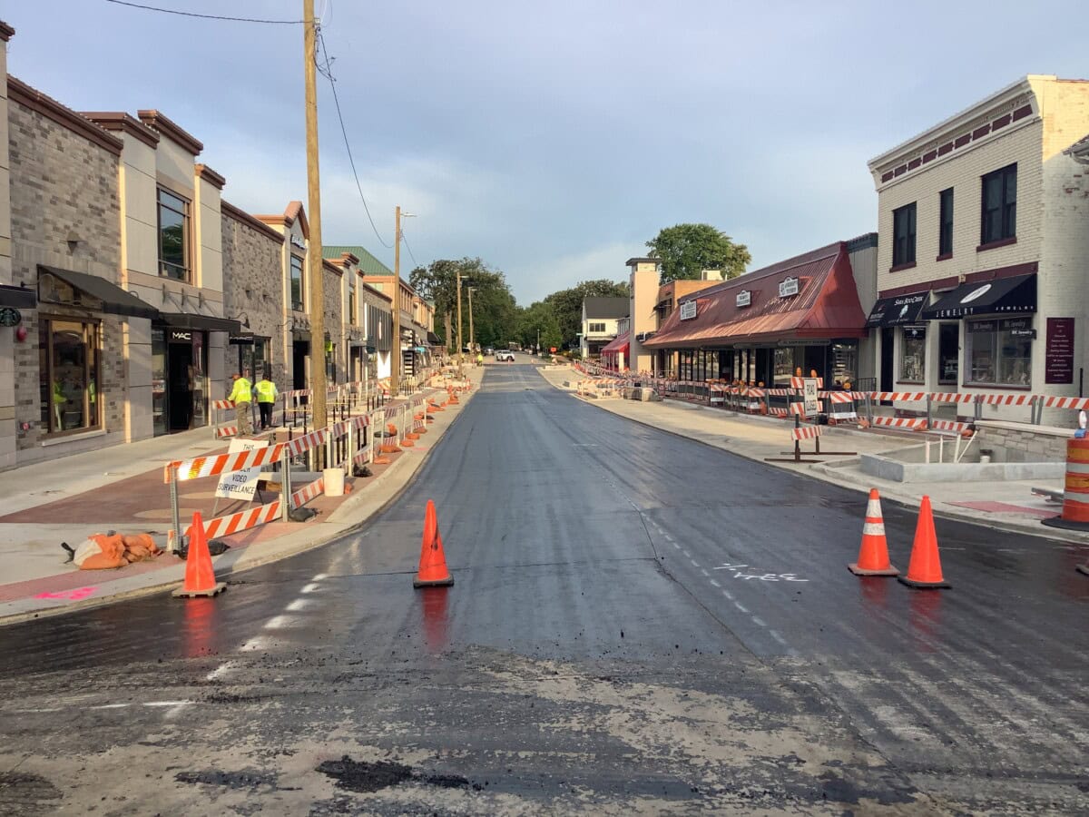 Photo of City of Naperville Downtown Reconstruction