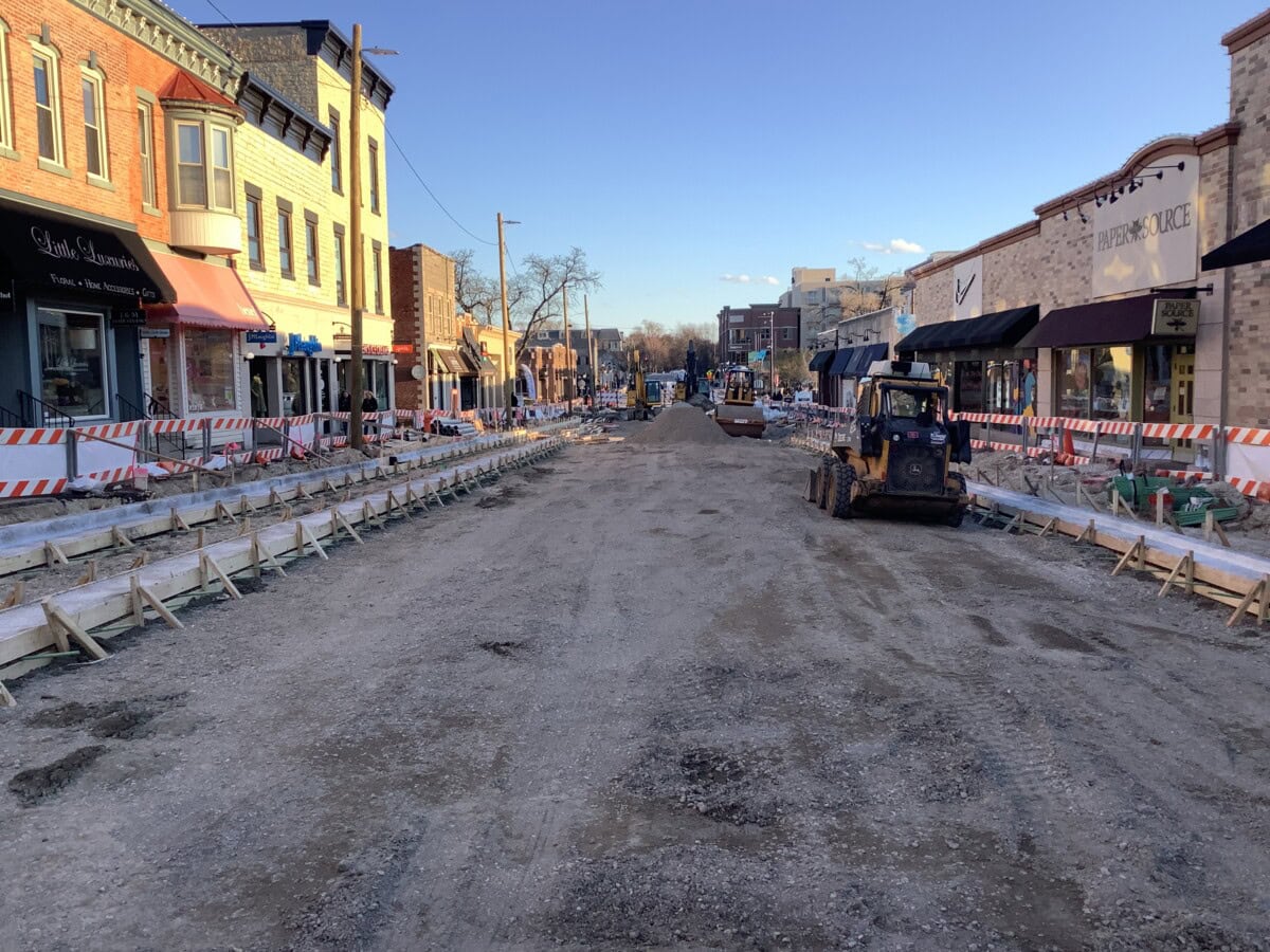 Photo of City of Naperville Downtown Reconstruction