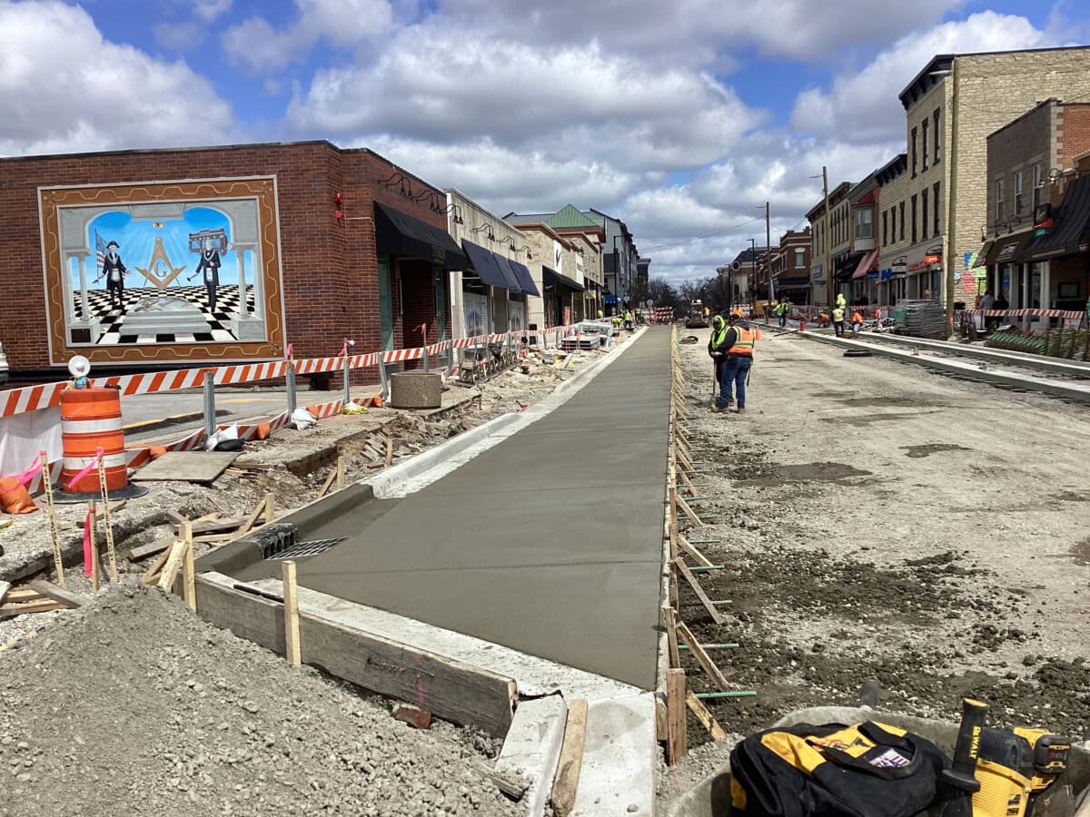 Photo of City of Naperville Downtown Reconstruction