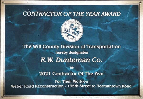 Contractor of the Year - 2021